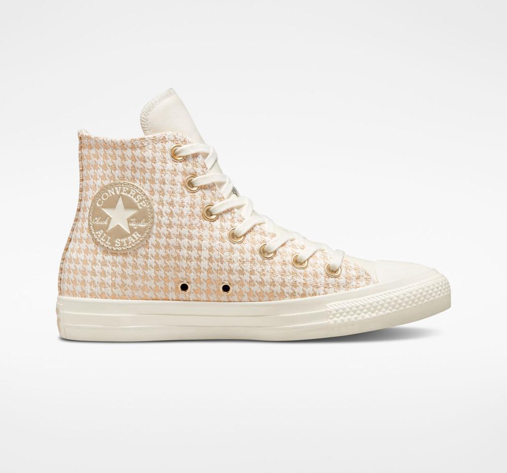 Converse altas doradas hotsell