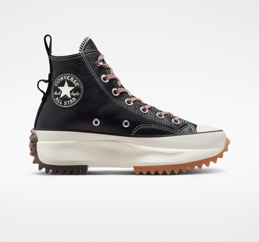 Converse plataforma piel shops altas