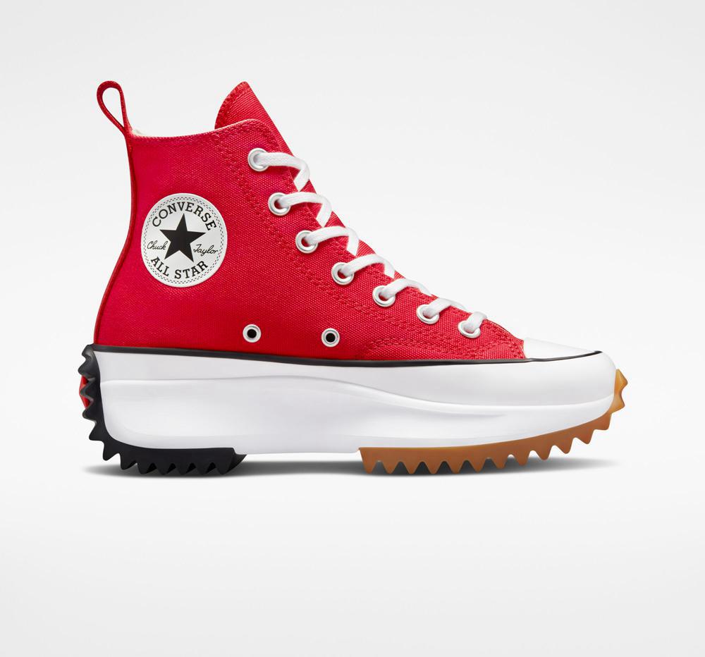 Converse rojas altas niña sale